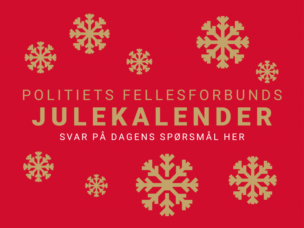Politiets Fellesforbunds julekalender til pf no forsiden